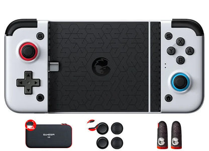 Gaze Chicks X2 Android game controller with Switch-style handle and USB connection