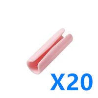 Non-slip sheet clips in various colors securing bedding neatly in place