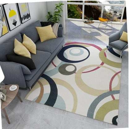 Rectangle carpet in multiple sizes with thickened washable construction