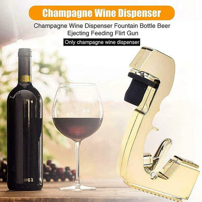Champagne Bottle Sprayer - A versatile tool that transforms any champagne bottle into a sparkling party trick with its precise spray control and ergonomic design.