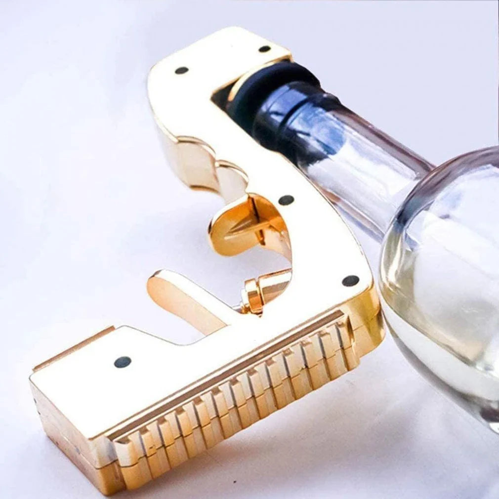 Champagne Bottle Sprayer - A versatile tool that transforms any champagne bottle into a sparkling party trick with its precise spray control and ergonomic design.