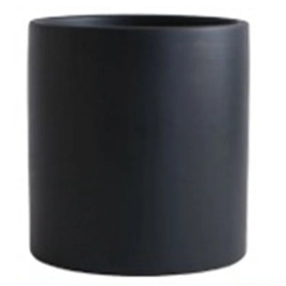 Nordic industrial style ceramic flowerpot with drainage hole for succulents in multiple colours