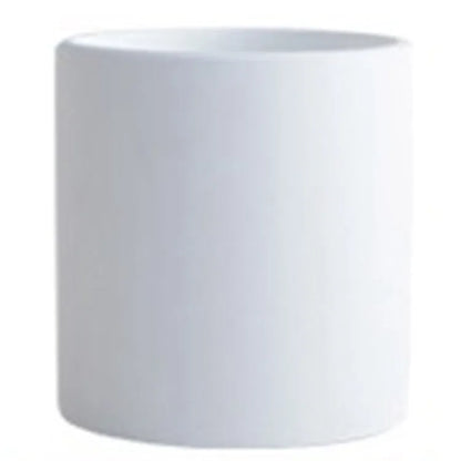 Nordic industrial style ceramic flowerpot with drainage hole for succulents in multiple colours