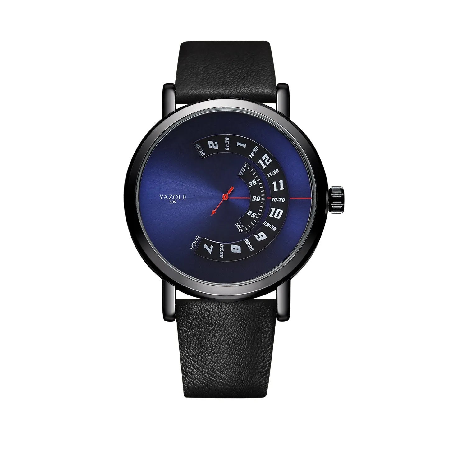 Men's silver waterproof quartz watch with analogue and digital display on a metal strap.