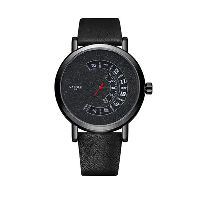 Men's silver waterproof quartz watch with analogue and digital display on a metal strap.