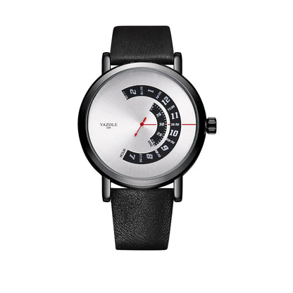 Men's silver waterproof quartz watch with analogue and digital display on a metal strap.