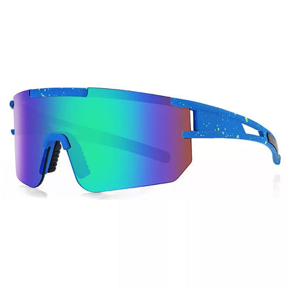 Summer cycling glasses with polarized lenses for outdoor sports, available in multiple colors