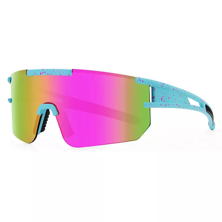 Summer cycling glasses with polarized lenses for outdoor sports, available in multiple colors