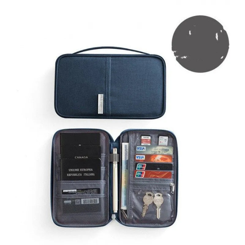 Travel Passport Cover Holder: Waterproof Document Protector with RFID Blocking and A4 Real Estate Certificate Capacity in Multiple UK Sizes