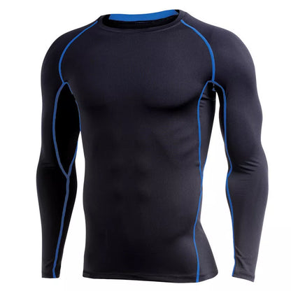 Men's quick-drying long sleeve training shirt for running and basketball in various colors