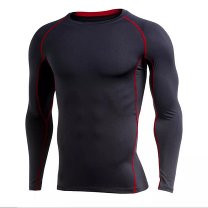 Men's quick-drying long sleeve training shirt for running and basketball in various colors