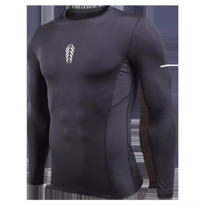 Men's quick-drying long sleeve training shirt for running and basketball in various colors