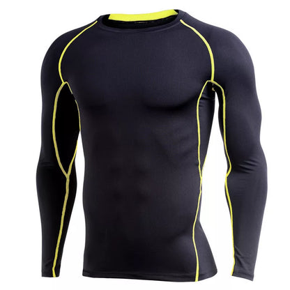 Men's quick-drying long sleeve training shirt for running and basketball in various colors