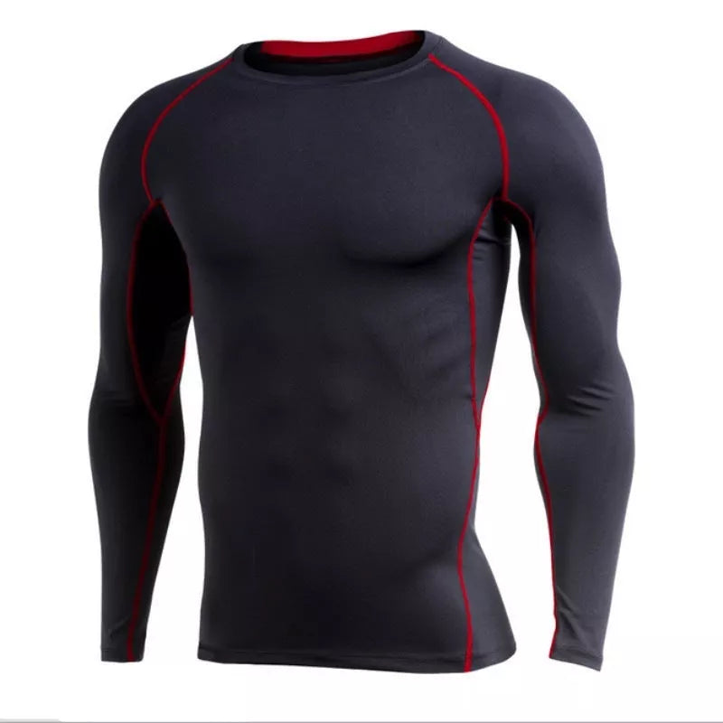 Men's quick-drying long sleeve training shirt for running and basketball in various colors