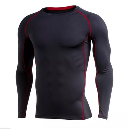 Men's quick-drying long sleeve training shirt for running and basketball in various colors