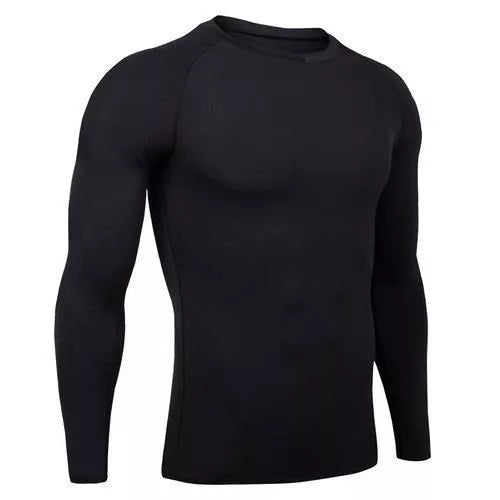 Men's quick-drying long sleeve training shirt for running and basketball in various colors