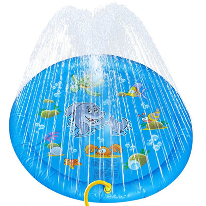 Splash Pad for Kids and Pets - Durable, Non-Slip Outdoor Water Play Mat for Refreshing Backyard Fun