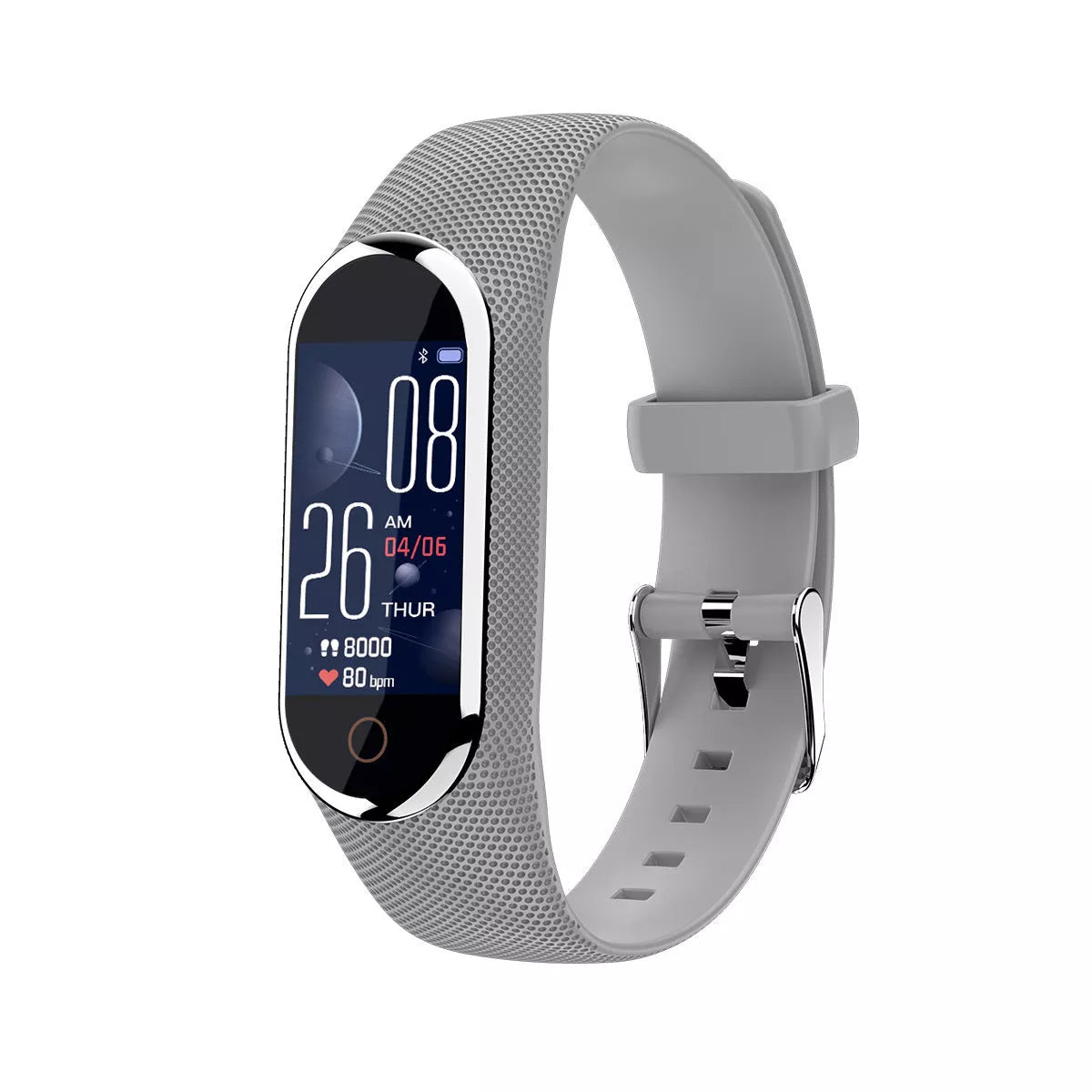 M8 Smart Bracelet with ECG and heart rate monitoring on wrist