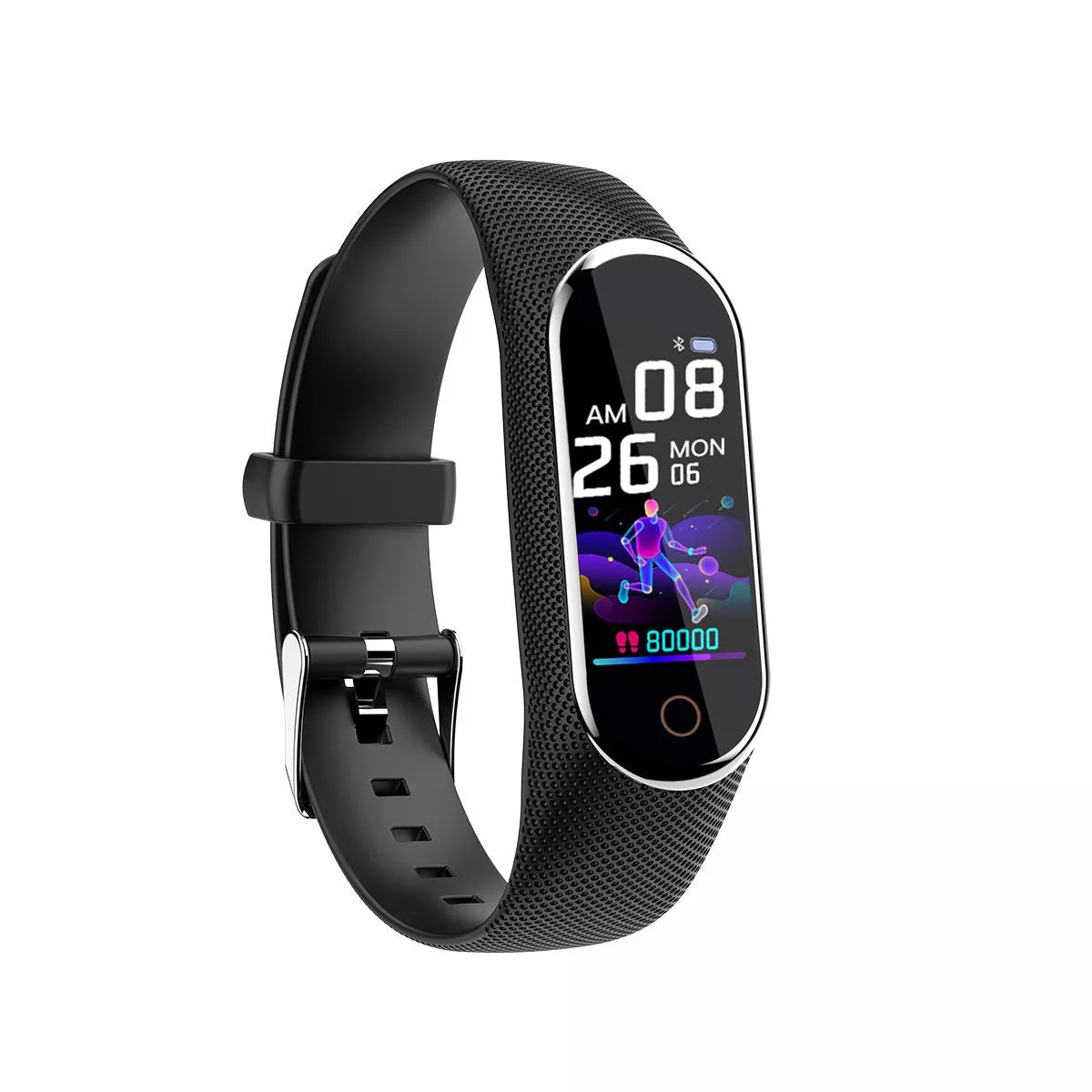 M8 Smart Bracelet with ECG and heart rate monitoring on wrist