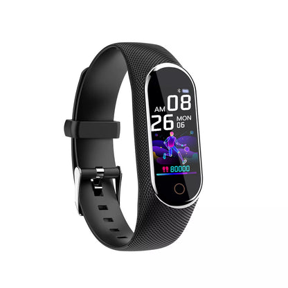M8 Smart Bracelet with ECG and heart rate monitoring on wrist