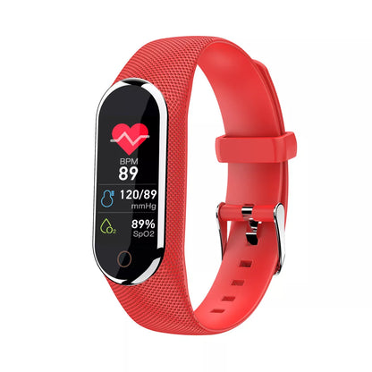 M8 Smart Bracelet with ECG and heart rate monitoring on wrist