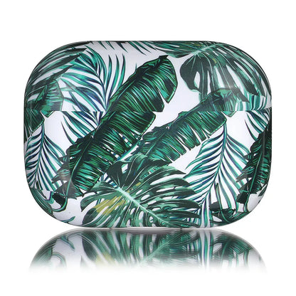 Blue and green banana leaves design AirPods protective case for AirPods 1/2 generation and AirPods Pro models