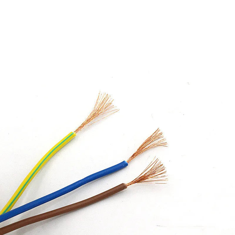 Black US to UK power cord and adapter, 1.2 metres long with three-core copper cable