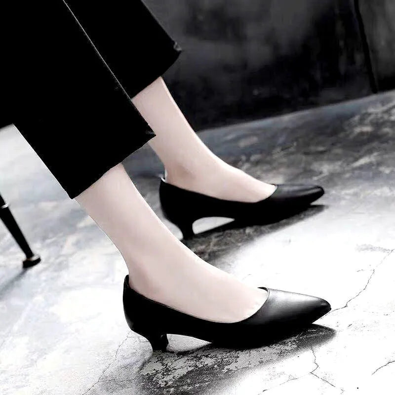 Women's wedding shoes with PU upper in black and silver, heel heights 3cm 7cm 9cm, sizes 34-40