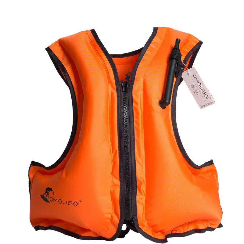 Spot Inflatable Life Jackets in various colors for children and adults