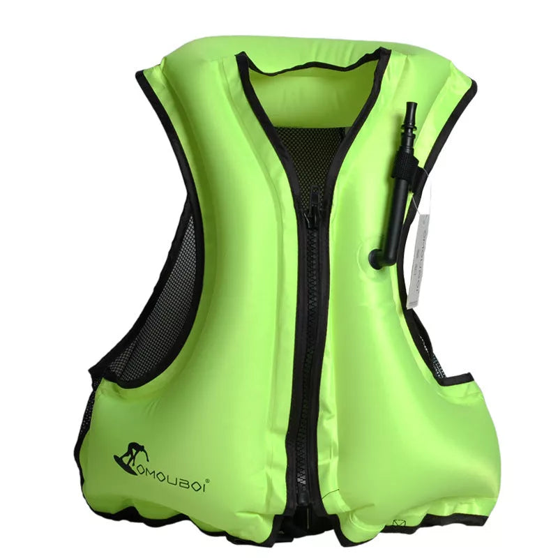 Spot Inflatable Life Jackets in various colors for children and adults