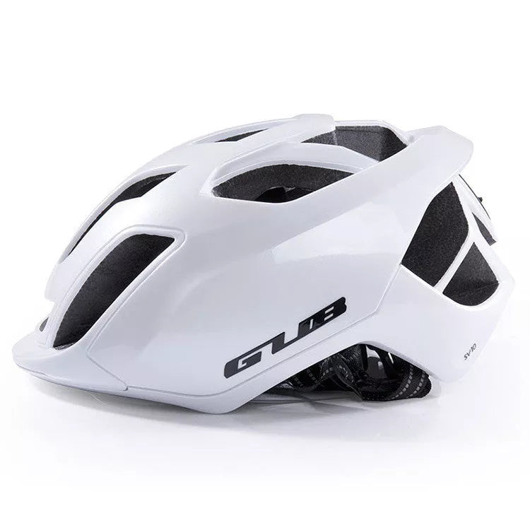 GUB SV10 Mountain Bike Helmet with USB rechargeable tail light in Matte Black, Matte Titanium, or Pearl White