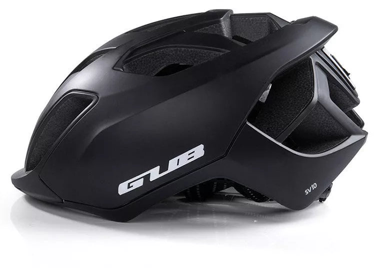 GUB SV10 Mountain Bike Helmet with USB rechargeable tail light in Matte Black, Matte Titanium, or Pearl White