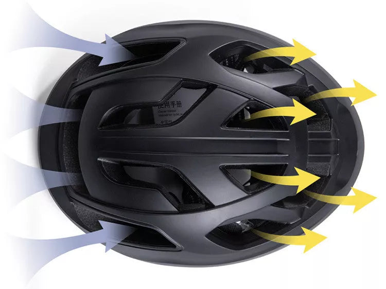 GUB SV10 Mountain Bike Helmet with USB rechargeable tail light in Matte Black, Matte Titanium, or Pearl White
