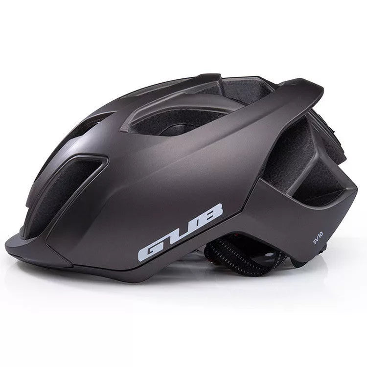 GUB SV10 Mountain Bike Helmet with USB rechargeable tail light in Matte Black, Matte Titanium, or Pearl White