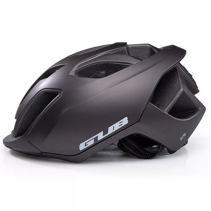 GUB SV10 Mountain Bike Helmet with USB rechargeable tail light in Matte Black, Matte Titanium, or Pearl White