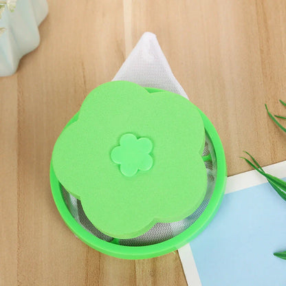 Flower Design Washing Machine Hair Filter for removing lint and hair from laundry