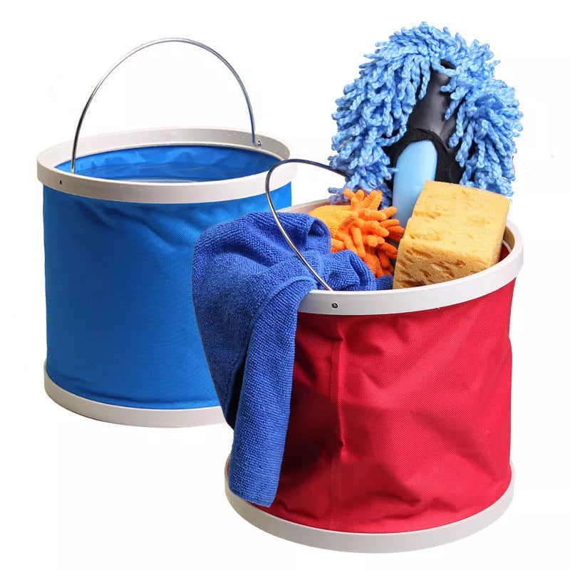 COCKPIT 9L folding bucket for outdoor activities, blue, 240*240*220mm