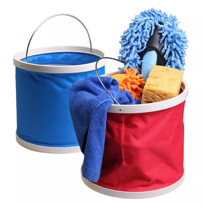 COCKPIT 9L folding bucket for outdoor activities, blue, 240*240*220mm