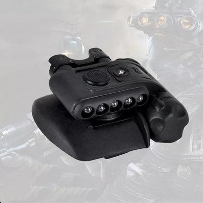 Element second generation tactical helmet lamp in black and sand colors with multi-LED lighting