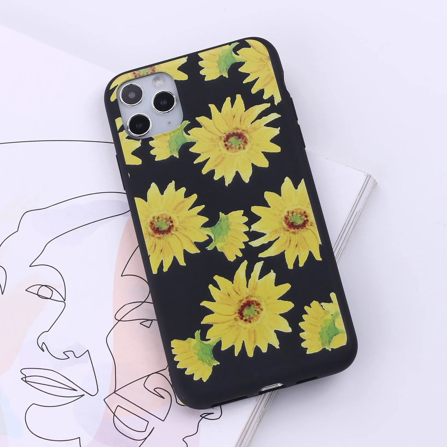 TPU mobile phone case for Apple iPhone in a selection of multi-colour painted back cover designs.