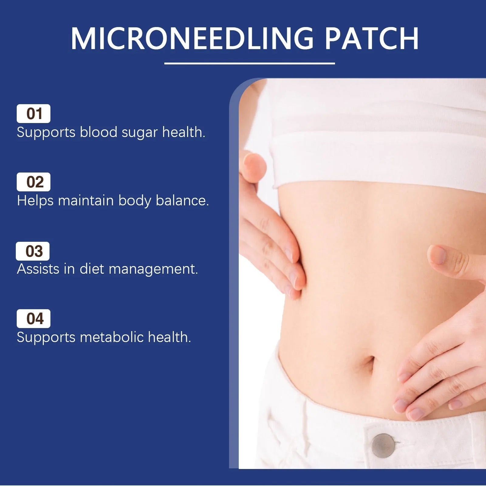 Four moisturising body care patches with ginger and panthenol for skin hydration