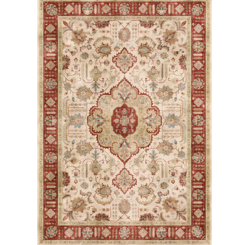 Short pile wool carpet with woven plant patterns in navy blue colour, rectangular shape for study flooring