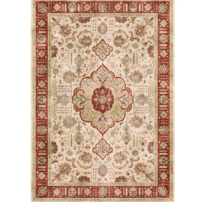 Short pile wool carpet with woven plant patterns in navy blue colour, rectangular shape for study flooring