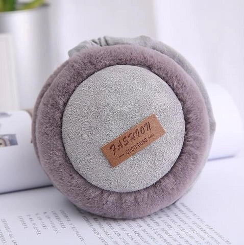 Bluetooth Earmuffs Headphones with warm plush lining for winter