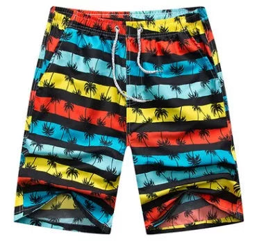 Quick Dry Printing Beach Shorts with vibrant colors and eco-friendly natural pulp dyeing