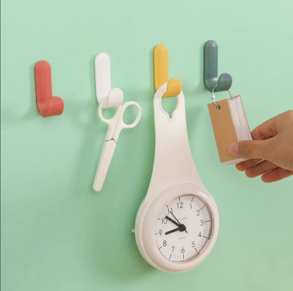 ABS adhesive door hangers in multiple colors for home organization