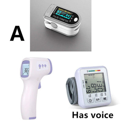 Wrist-worn digital blood pressure monitor with automatic measurement, voice playback, and advanced data tracking features