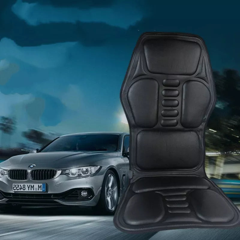 Adjustable car massager with heating function for cervical spine, neck, and waist relief