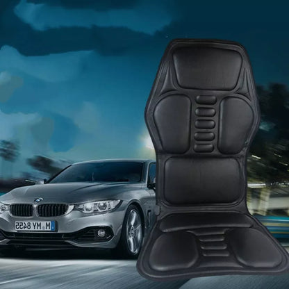 Adjustable car massager with heating function for cervical spine, neck, and waist relief