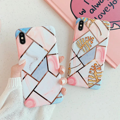 Silicone gel protective case for iPhone, shown in Style C design, compatible with multiple iPhone models.